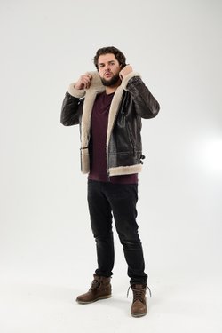 Дубленка мужская