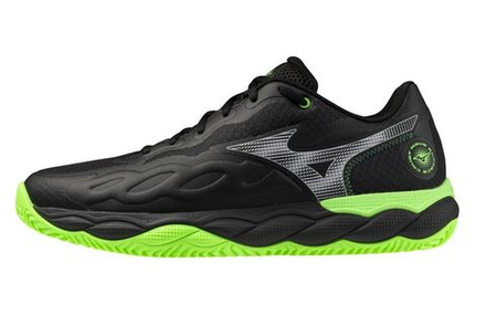 Мужские кроссовки для Падел Mizuno Wave Enforce Court Padel - black/foliage green/glowing