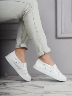 Мокасины летние с перфорацией