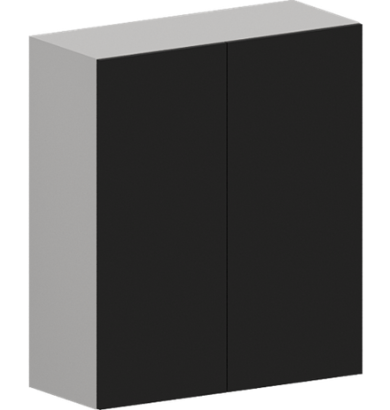 Кухня Модуль ШВ 809 Графит / Черный матовый