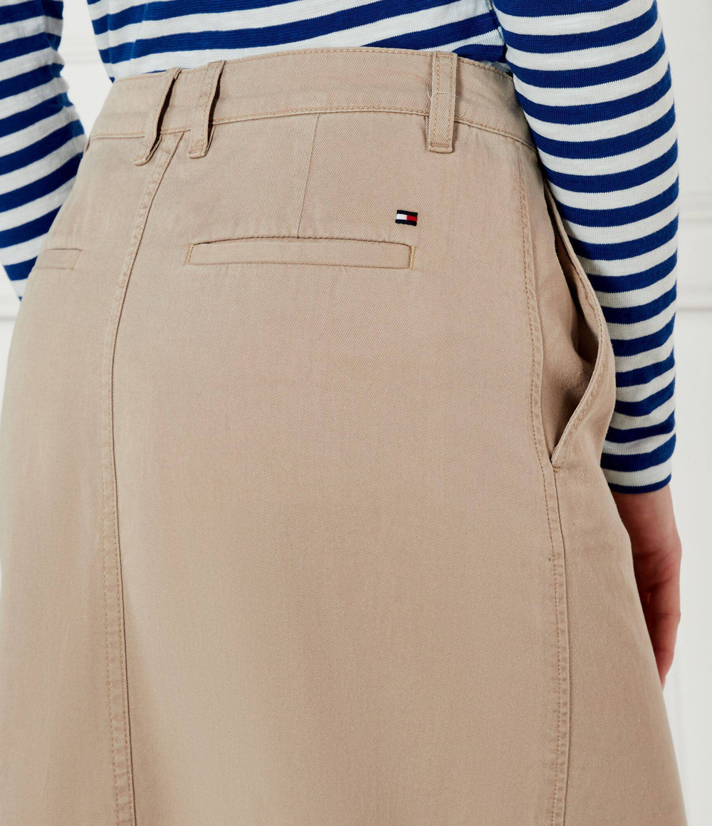 Юбка Tommy Hilfiger - бежевый(WW0WW44726)