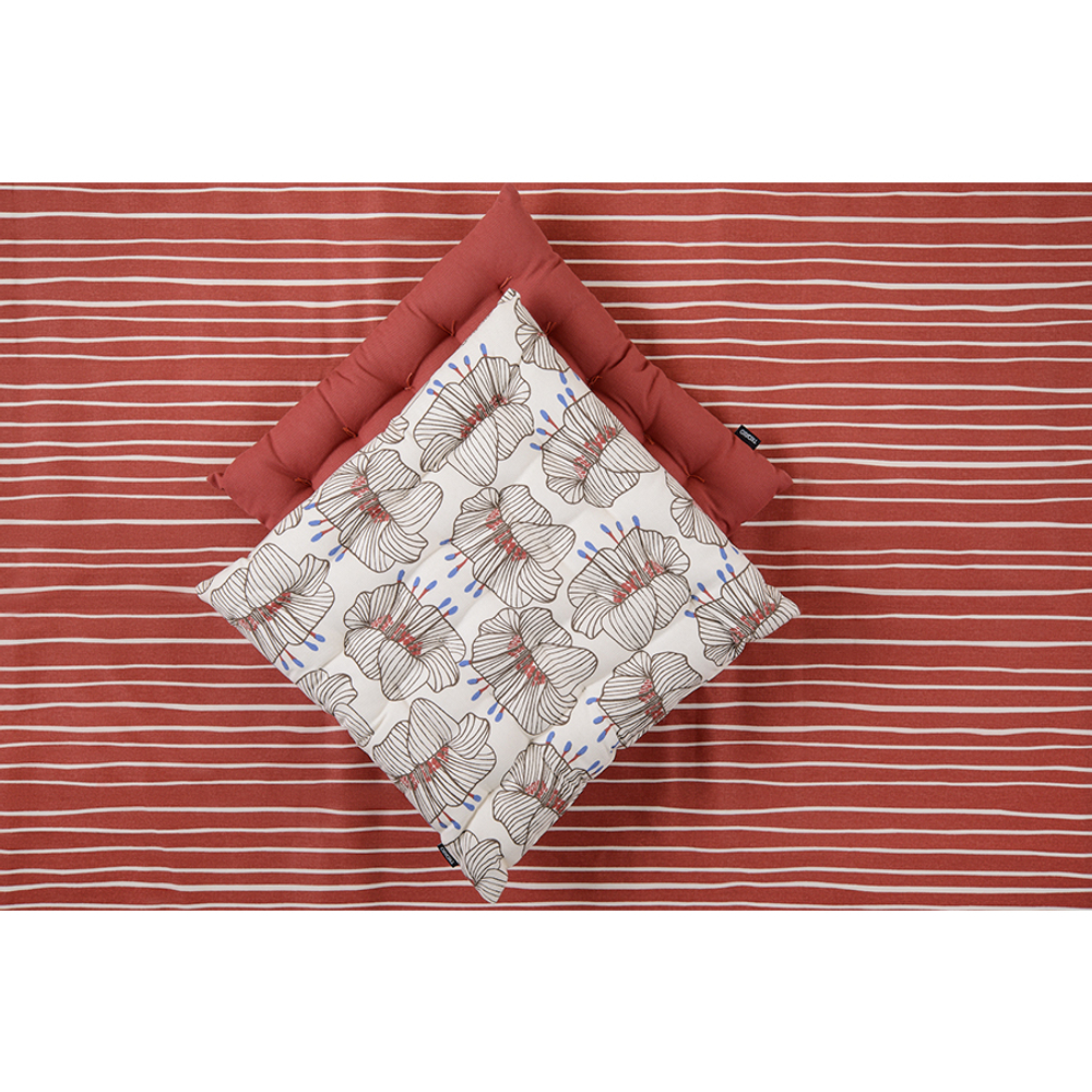 Подушка на стул 40х40 Tkano Prairie терракотовая