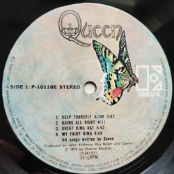 Винтажная виниловая пластинка LP Queen (Japan 1975) (No Obi) The Night Comes Down