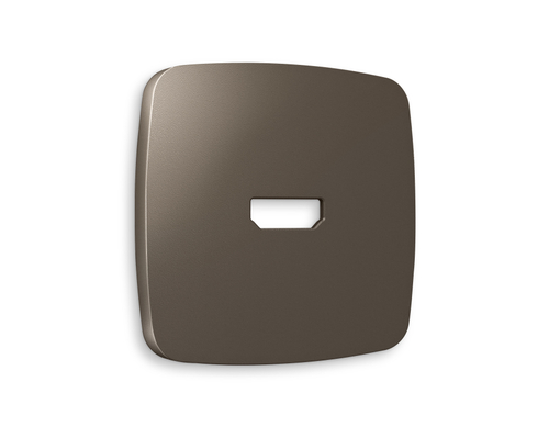 OP6440 Лицевая панель OMEGA (Темная бронза матовый) для HDMI розетки QUANT