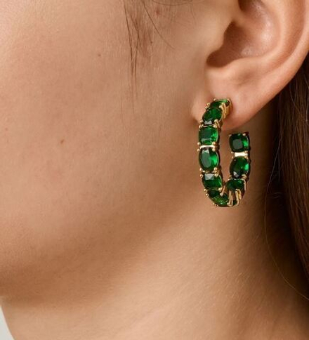 Серьги Dyrberg Kern GRETIA SG EMERALD GREEN 450085
