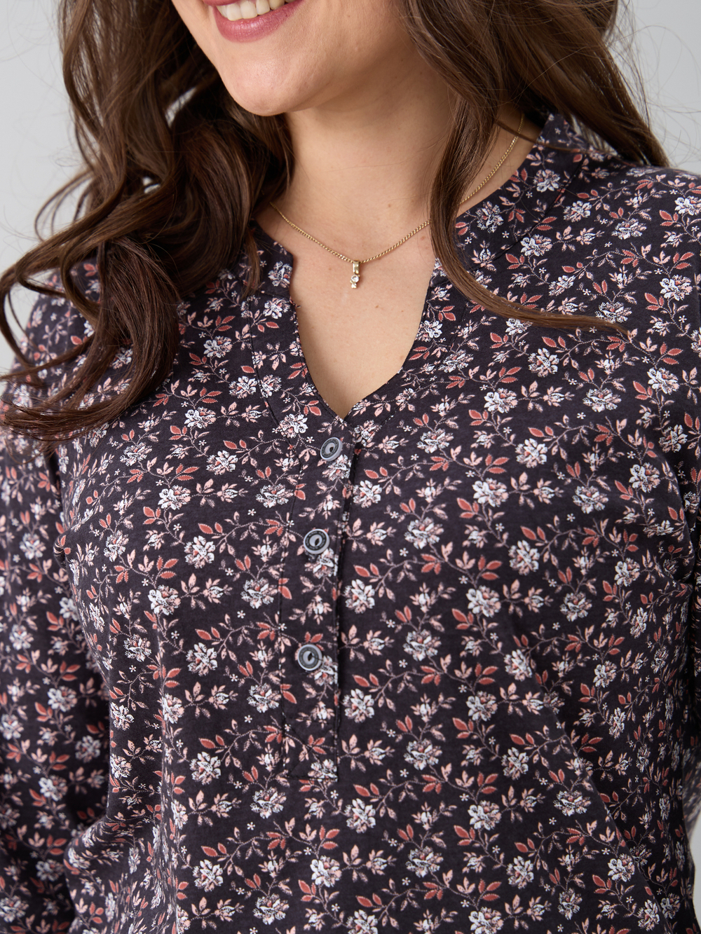 Блузка БЛ-22/серый-терракответочка