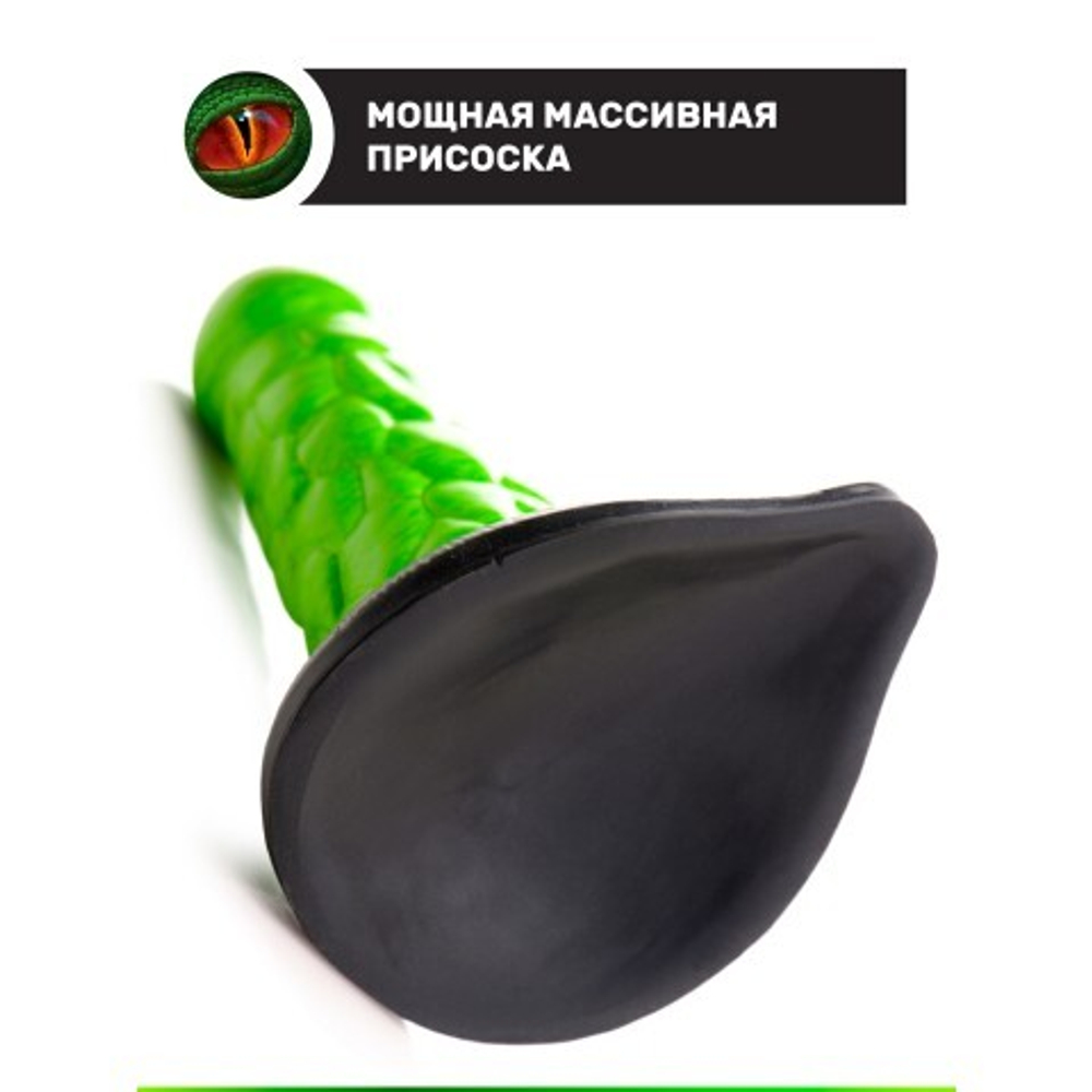 Фаллоимитатор Creature Cocks Radioactive Reptile (19,1*6,1) фантазийный