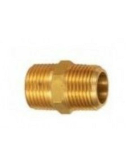 Штуцер латунный с наружными резьбами 1/2''X 1/4''(конус) Forsage F-CS-C-011-2