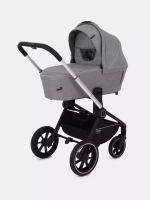 Коляска детская MOWBaby "ZOOM"PU (2в1) RA086 Silver Beige