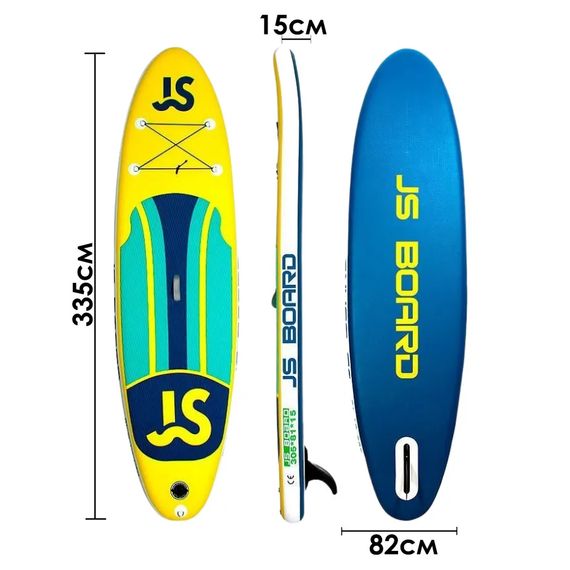 Надувная SUP-доска JS Board Comanche JS335 335х82х15 см полный комплект