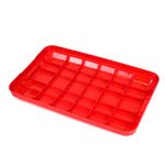 Ящик многофункц. особопрочный СЛЕДОПЫТ Expedition Box, 40 л, 600х360х320 мм, цв. черный/красный/3/