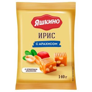 Ирис КДВ с Арахисом 140 гр/пач 28 пач/кор
