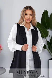 Жилет 2036Н-черный Minova
