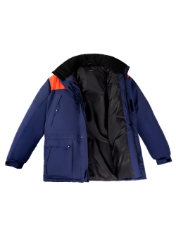 Куртка утепленная на пуху с мехом