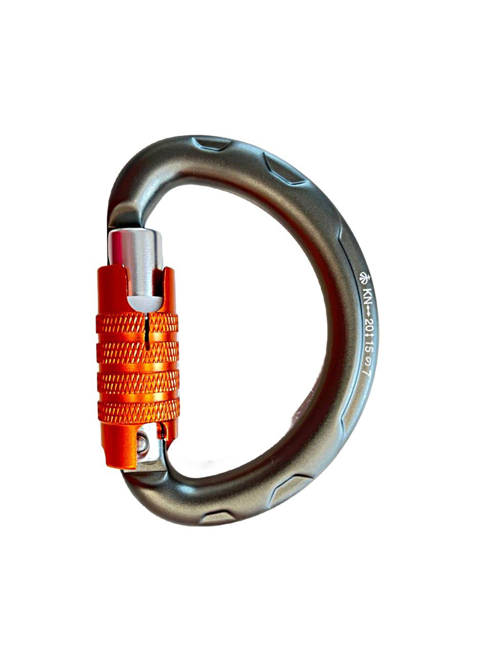 Карабин GRAY полукруглый трехтактный (Keylock) ver 0266 (Вертикаль)