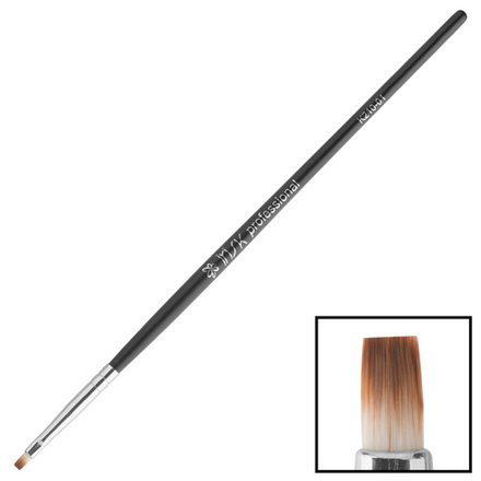 Кисть для геля в тубе №1 искусственная прямая IRISK