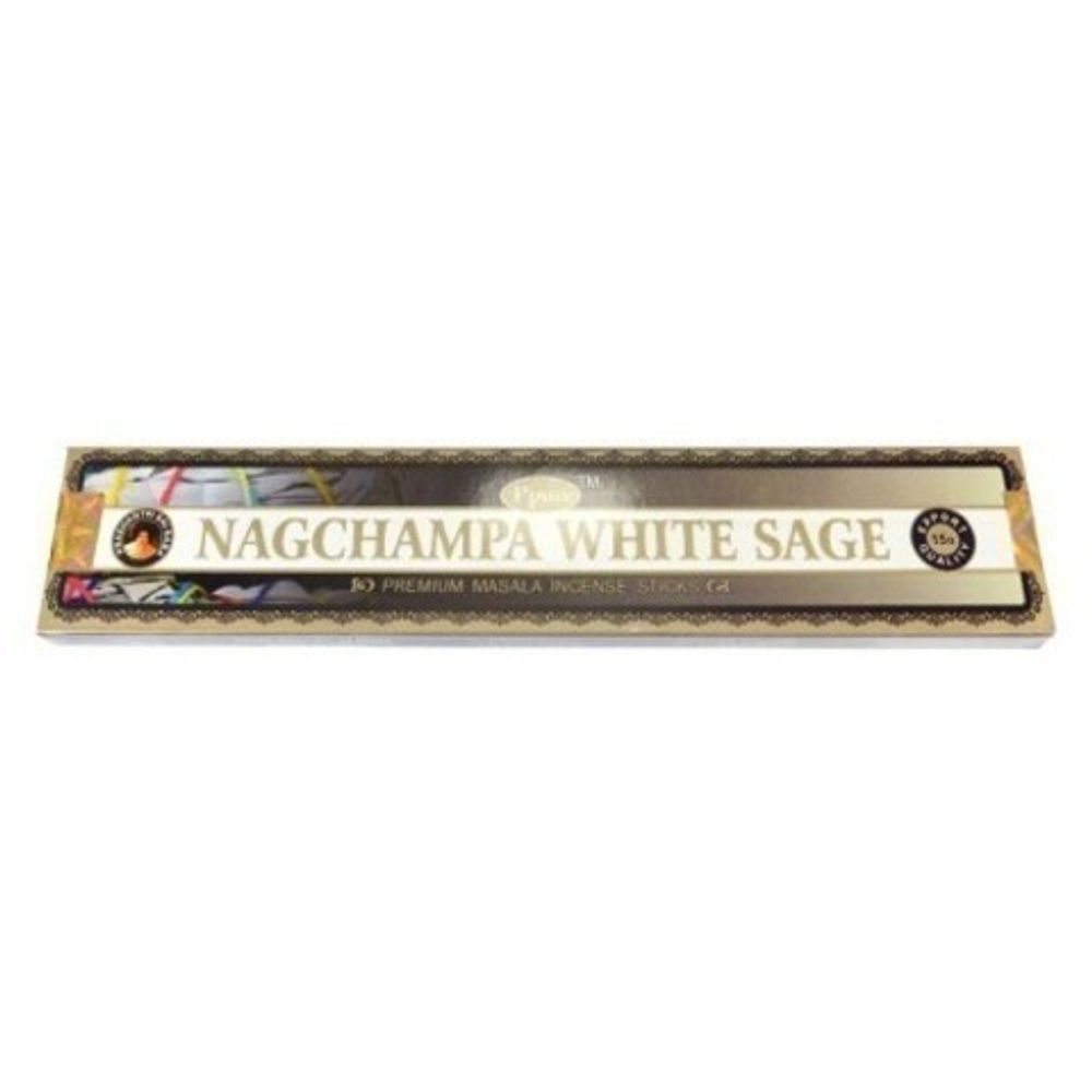 Ppure Nag Champa White Sage Благовоние-масала Белый шалфей, 15 г