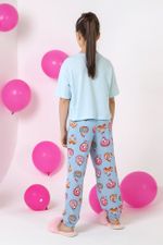 Пижама для девочки Единопончик-2 Виотекс ГОЛУБОЙ