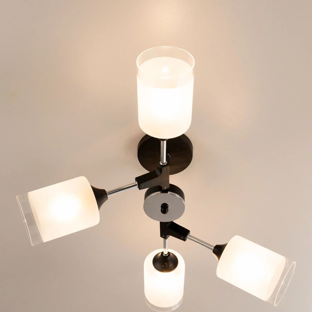 Citilux Эрик CL136145 Люстра потолочная Чёрная