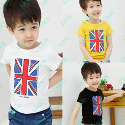 Футболка детская с принтом британского флага