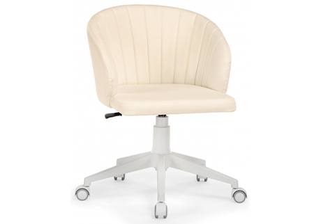 Офисное кресло Woodville Пард экокожа слоновая кость
