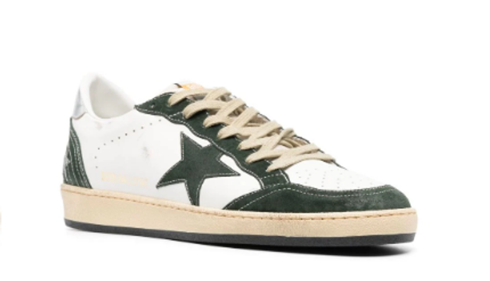 Мужские Кеды Golden Goose star-patch lace-up sneakers