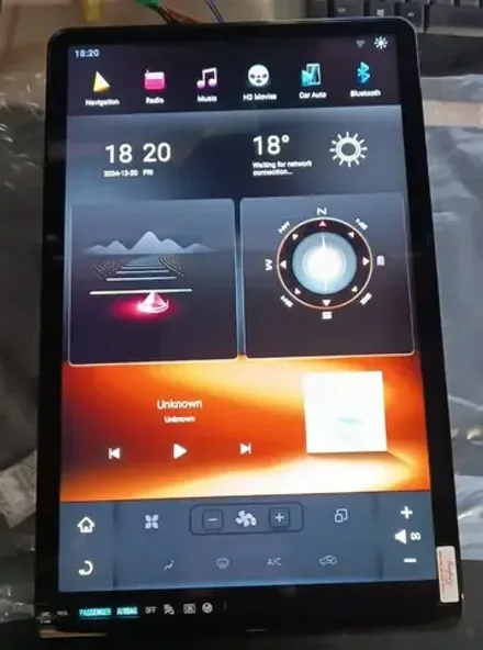 Магнитола для Ford Edge 2015+ - Carmedia ZF-1306A-S3-GE ("Тесла-Стиль") 16.8", на Android 13, 8ГБ-128ГБ