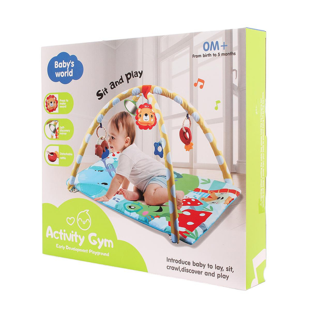 Коврик развивающий для машышей, коробка 918-083