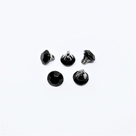 Пуговицы №723, 7*10мм, цв.черный (RB A477)