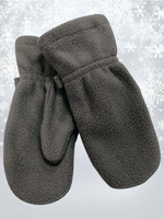 5005 Варежки детские флисовые серый (14)