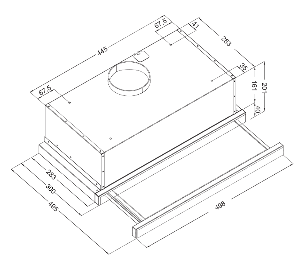 Вытяжка KORTING KHP 5512 GN фото 