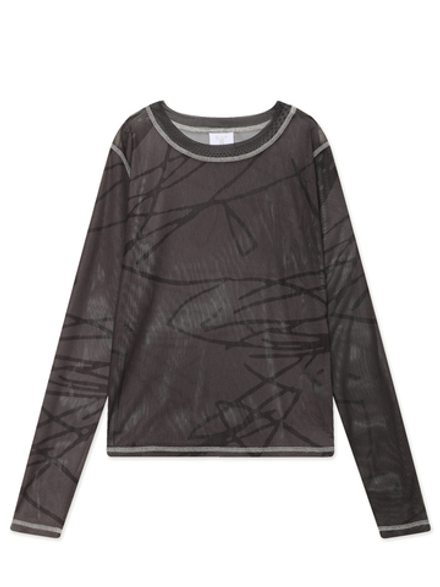 Джемпер Scribble Mesh Top