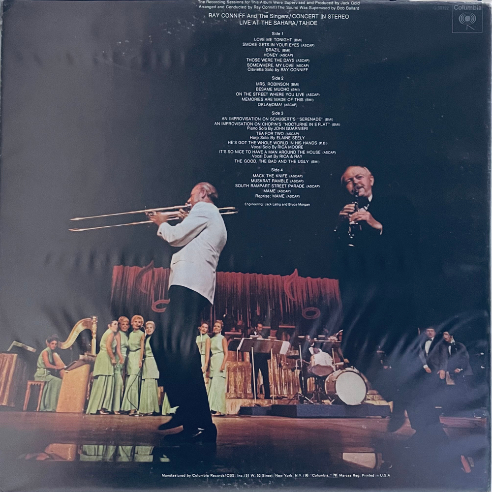 Ray Conniff - Concert In Stereo (Live At The Sahara/Tahoe)