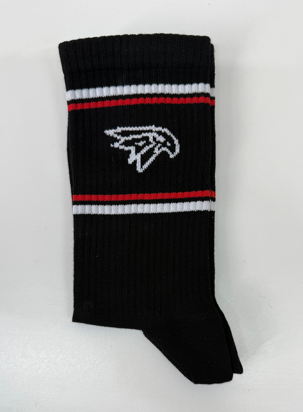 Носки р.:35-40 «Ястреб с полосками» Чёрные