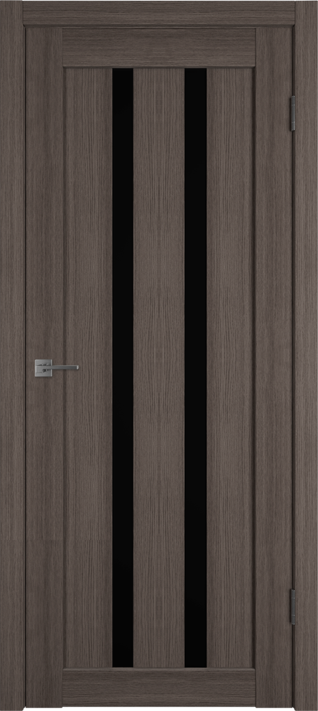 Дверь Atum 2 / Grey / Black Gloss / Владимирские двери
