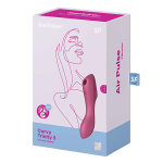 Малиновый вакуум-волновой вибростимулятор 17,75см Satisfyer Curvy Trinity 3