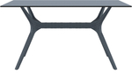 Стол пластиковый Siesta Contract Ibiza Table 140, антрацит