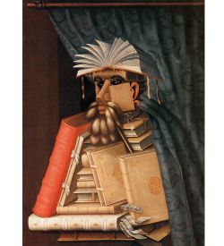 pr-AR04 Статуэтка «Библиотекарь» Джузеппе Арчимбольдо (Museum.Parastone)