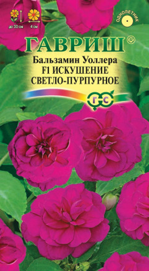 Бальзамин Искушение светло-пурпурное F1 (Уоллера) 5шт