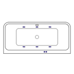 Акриловая ванна Excellent Arana Soft 180x85 WAEX.ARA18.SOFT