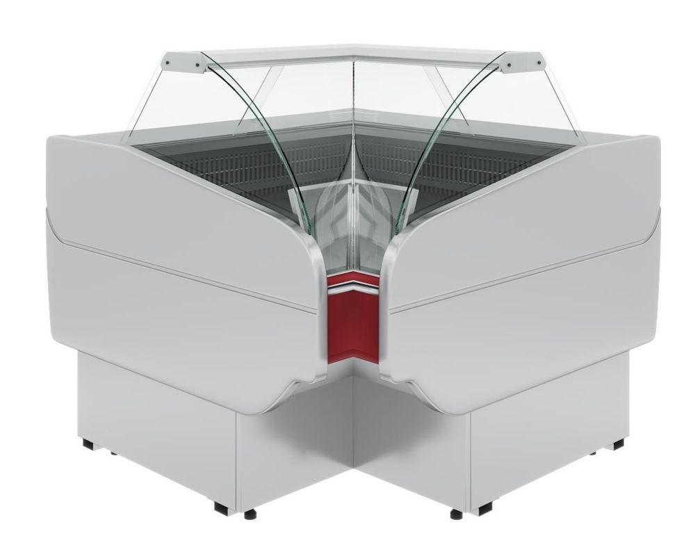 Холодильная витрина Полюс Carboma Atrium G120 VV-6 (внутренний угол, динамика) 3004