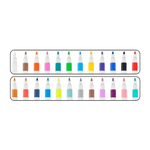 Маркер для скетчинга Basir, акриловый, серия "Котики" на водной основе, 24 цвета