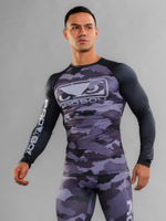 Рашгард Bad Boy Fighter черный/серый камуфляж