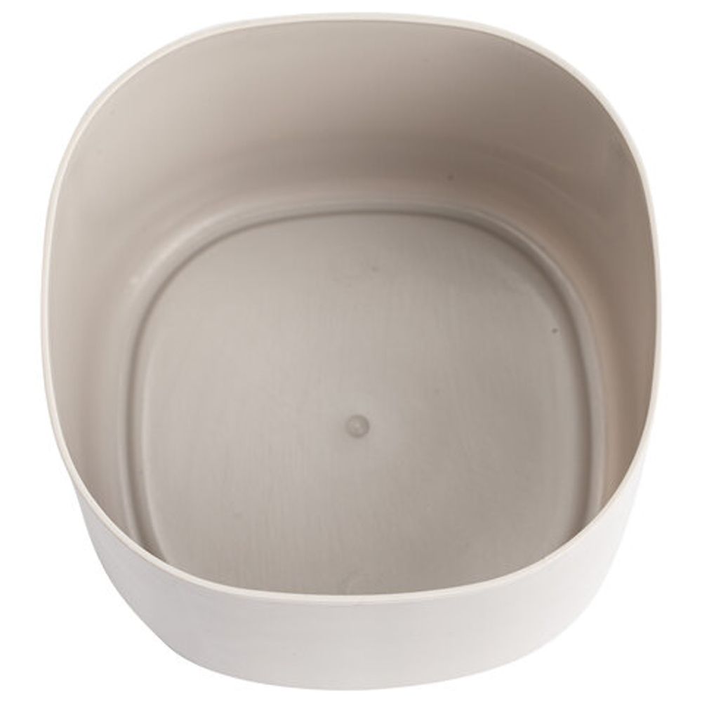 Контейнер, урна, ведерко для мусора с микролифтом НАСТОЛЬНОЕ, 2,8 л, 155х135 мм, серый, BOOMHOUSE (БУМХАУС), 238899