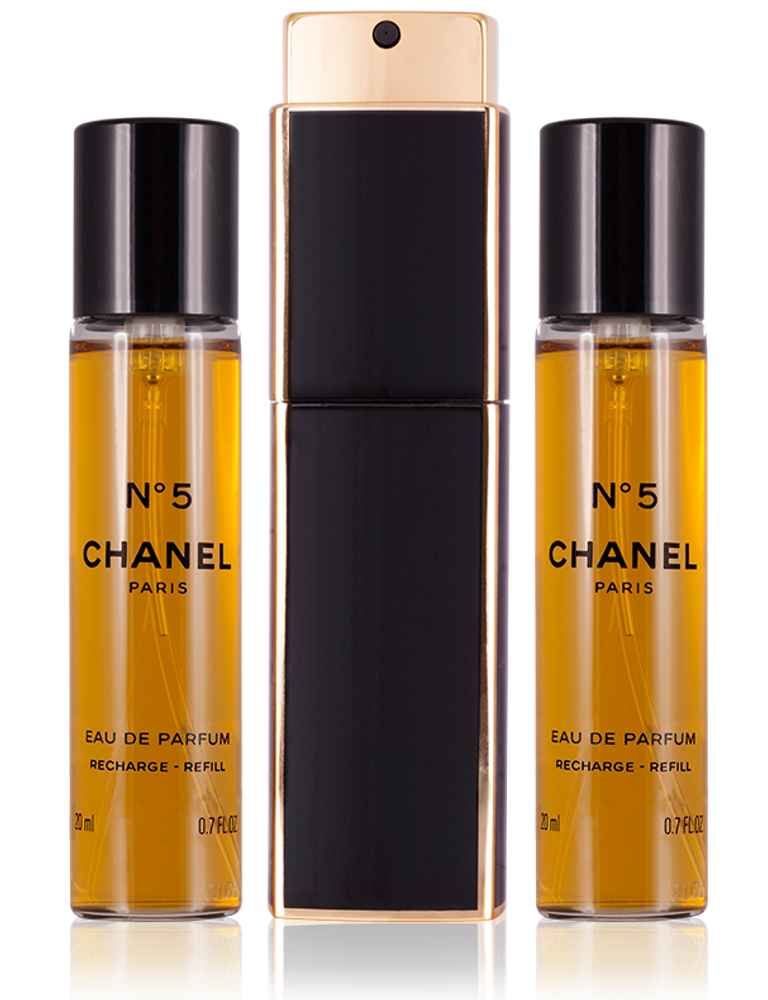 Chanel No. 5 Eau de Parfum Taschenspray (nachfüllbar) 3 x 20 ml