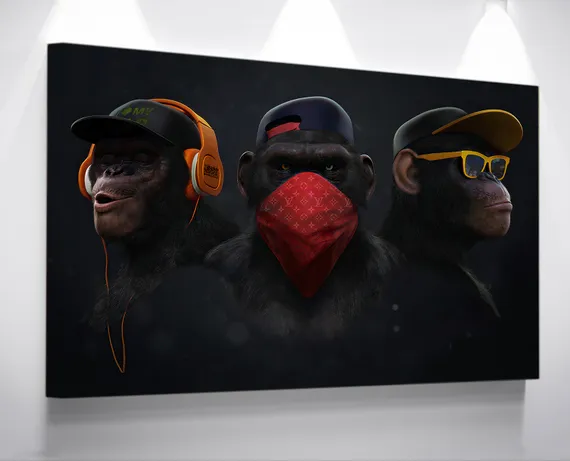 Постер "Современные обезьяны"