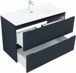 Тумба с раковиной Aquanet Джейн (Flat) 335431/330426 100 маренго