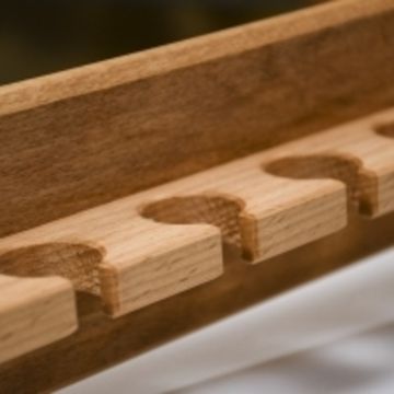 Держатель для стамесок, 400мм, 7 ячеек, деревянный