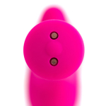 Розовая силиконовая вибропуля 8,6см с управлением через приложение Lovense Ambi Smart Dual-Motor Clitoral Vibrator Pink LE-05