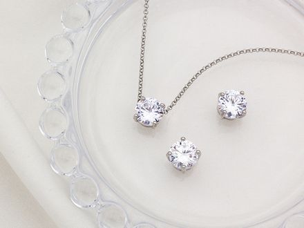 Подвеска круглая 8мм, с прозрачным кристаллом